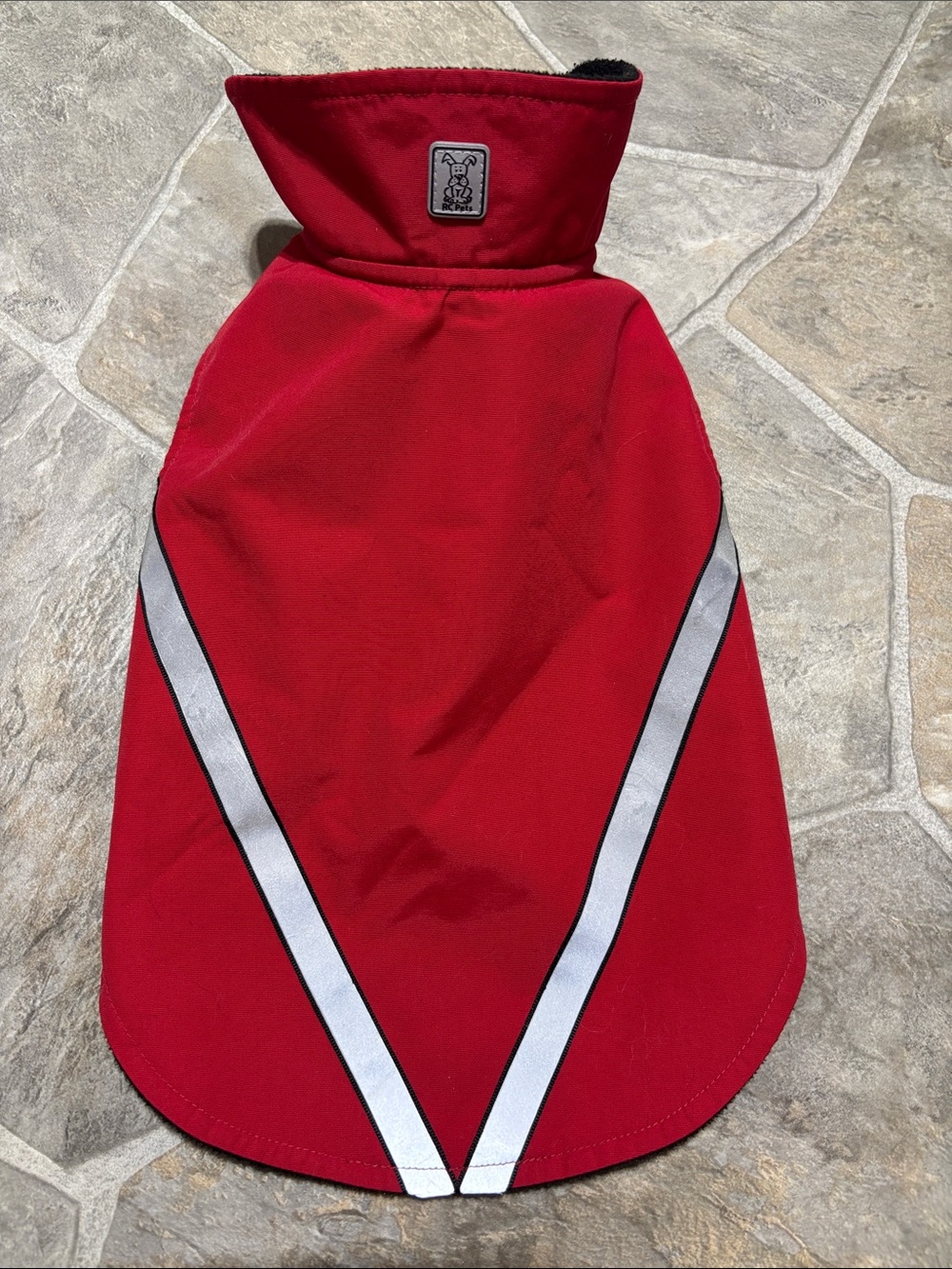Red Reflective RC Pets Dog Coat Size 12